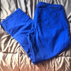 blue cropped jeans -CK
